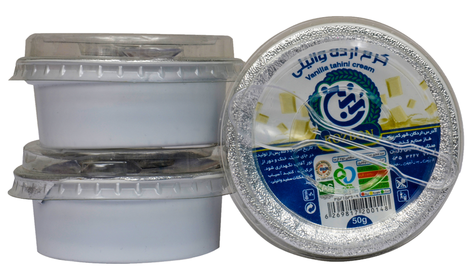 کِرِم ارده وانیلی 50 گرمی رُزبُن