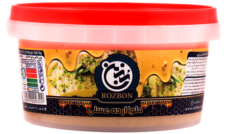 حلوا ارده عسلی 400 گرمی رُزبُن