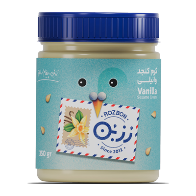 کرم کنجد وانیلی